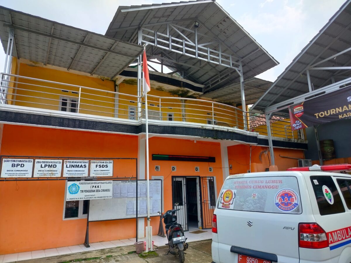 Kantor Pemerintah Desa Cimanggu, Kecamatan Palabuhanratu Kabupaten Sukabumi. (Geliatmedia.com / Gandi S)