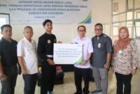 Sekda Kabupaten Sukabumi Membuka JKK dan JKM di Gor cisaat Sukabumi, ( GELIATMEDIA.COM/JUBIR GRUP)