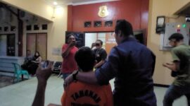 Polisi berhasil menangkap kasus pembunuhan di Desa Sekarsari Kecamatan Kalibunder,(GELIATMEDIA.COM/Humas Polres Sukabumi)