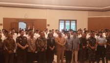 Pelantikan dan Pengambilan Sumpah 235 PPK Kabupaten Sukabumi Pilkada 2024 di Hotel Resot Pangrango Kabupaten Sukabumi,(GELIATMEDIA.COM/JUBIR GRUP)