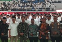 KPU Lantik 1158 PPS di Gedung Olah Raga Kecamatan Palabuhanratu Kabupaten Sukabumi, ( GELIATMEDIA.COM)
