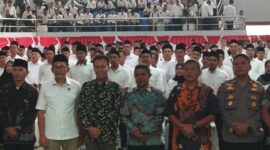 KPU Lantik 1158 PPS di Gedung Olah Raga Kecamatan Palabuhanratu Kabupaten Sukabumi, ( GELIATMEDIA.COM)