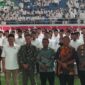 KPU Lantik 1158 PPS di Gedung Olah Raga Kecamatan Palabuhanratu Kabupaten Sukabumi, ( GELIATMEDIA.COM)