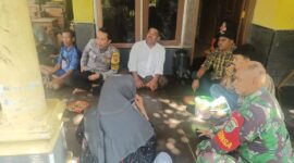 Babinsa Desa Loji Koramil 0622-02 Palabuhanratu Kabupaten Sukabumi Musyawarah Pembangunan Saluran Irigasi(GELIATMEDIA.COM)