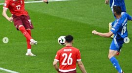 Kejutan besar di Euro 2024! Swiss singkirkan juara bertahan Italia dan melaju ke perempat final. | Instagram/@euro2024