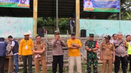 Babinsa Sukamaju Hadiri Pembukaan Turnamen Sepak Bola Dan Volly Kades Sukamaju Cup