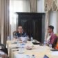 Sekda DT Peduli Bahas Persiapan Peresmian Huntap Desa Kertaangsana Nyalindung