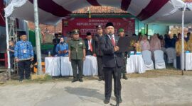 Upacara Hut RI di Surade, Erpa Bacakan Teks Proklamasi