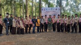 Babinsa Koramil 2201/Cisolok Hadiri Jambore HUT Pramuka MI Se Kecamatan Cisolok Dan Cikakak