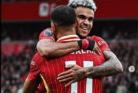 Liverpool raih kemenangan 2-0 atas Brentford di Anfield di bawah pelatih baru, Arne Slot. Gol dari Luis Diaz dan Mohamed Salah mengunci kemenangan pertama musim ini. | Instagram/@liverpoolfc