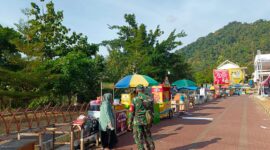 Babinsa Palabuhanratu Laksanakan Pengawasan Giat Rangkaian Hari Jadi Kab. Sukabumi Ke-154