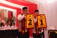 Pengundian dan Penetapan Nomor Urut Paslon Bupati dan Wakil Bupati Sukabumi 2024, Ini Hasilnya