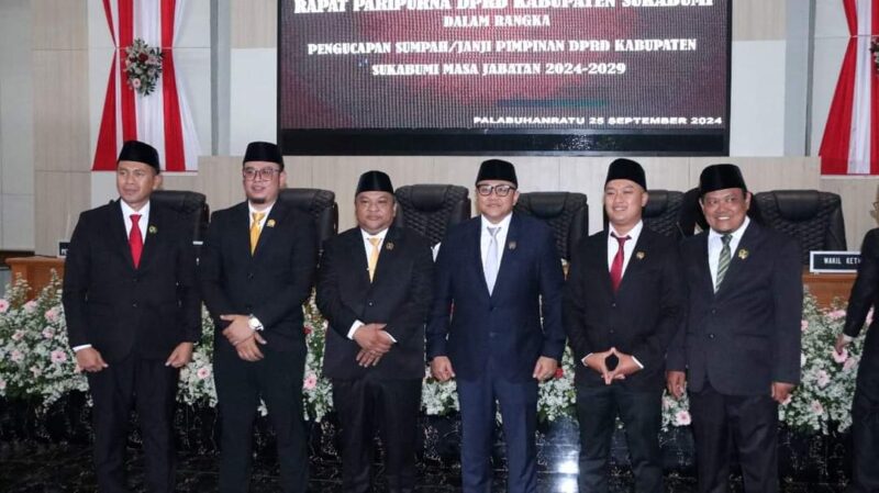 DPRD Kabupaten Sukabumi Sahkan Pimpinan DEFINITIF Periode 2024-2029