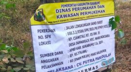 Pokir Di Dinas Perkim Di Duga Keras Di Kerjakan Asal Asalan , Lpi Desak Kejagung Audit Seluruh Pokir Di Kabupaten Sukabumi T.A 2023-2024.