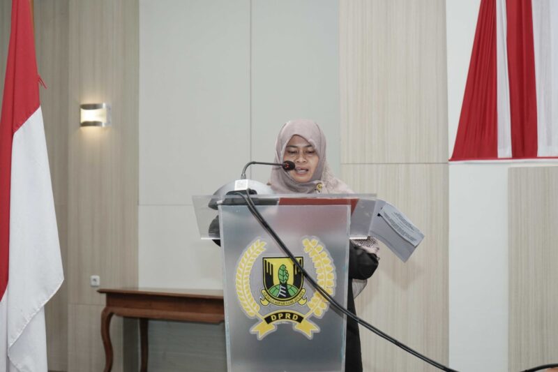 Paripurna ke-3 Tetapkan Leni Liawati Ketua Fraksi PKS DPRD Kabupaten Sukabumi 2024-2029