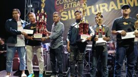 Malam Puncak Hari Jadi Desa Cimanggu Ke-12, Suguhkan Hiburan dan Pemberian Doorprize Untuk Peserta Lomba