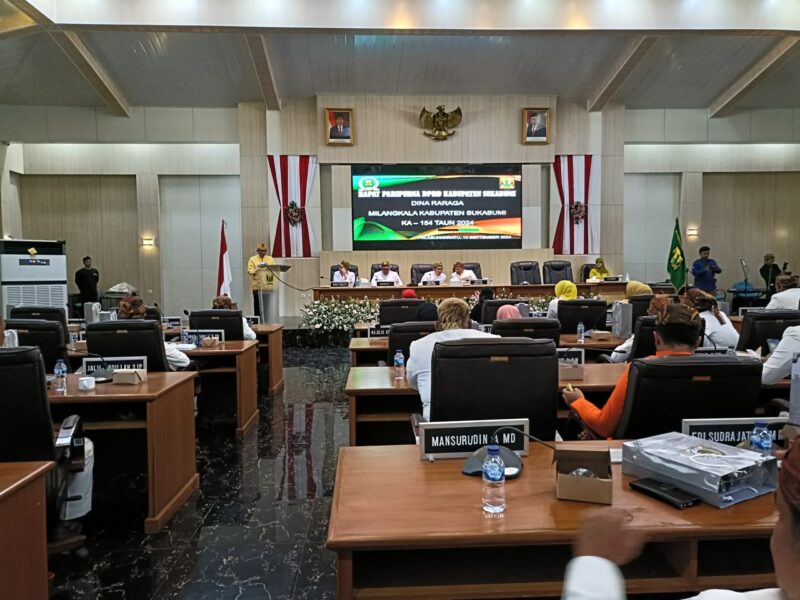 Rapat Paripurna DPRD Kabupaten Sukabumi Peringati Hari Jadi Ke-154