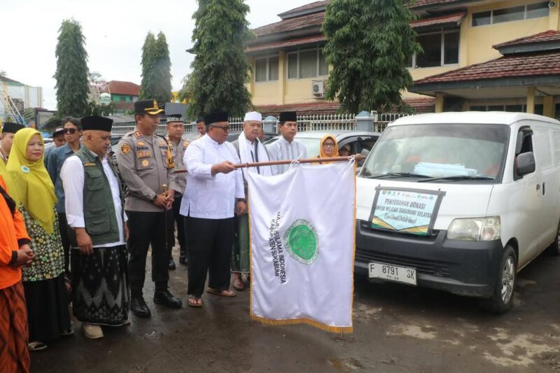 MUI Kabupaten Sukabumi Salurkan Bantuan untuk Korban Bencana Bersama Berbagai Organisasi