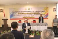 Sekda dan Disbudpora Kukuhkan Pengurus BAPOR KORPRI Kabupaten Sukabumi 2024-2027