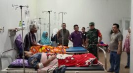Dandim 0622/Kabupaten Sukabumi Kunjungi Korban Keracunan di RSUD Palabuhanratu
