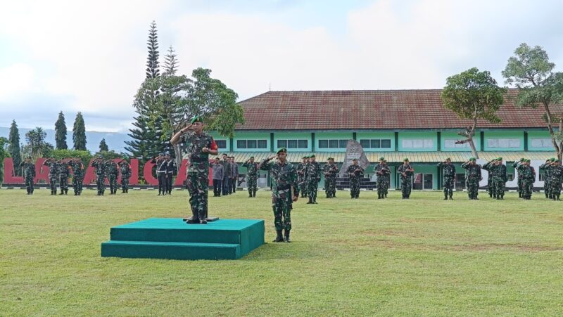 Kodim 0622/Kab. Sukabumi Gelar Upacara Bendera Perdana di Tahun 2025