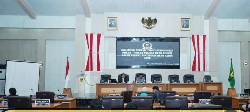 Bappelitbangda Kabupaten Sukabumi menggelar sosialisasi teknis penginputan Pokok-Pokok Pikiran (Pokir) DPRD ke dalam Sistem Informasi Pembangunan Daerah (SIPD) untuk mendukung penyusunan RKPD Tahun 2026.