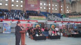 Festival Pencak Silat Seni Kapolres Sukabumi Cup I 2025 resmi digelar di GOR Venue Tinju Palabuhanratu!