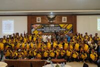 Diskominfosan Kabupaten Sukabumi menggelar sosialisasi Peraturan Bupati Nomor 67 Tahun 2022 tentang pedoman kerja sama publikasi pemerintah daerah dengan media massa.