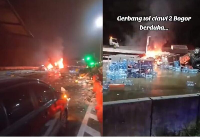 Kecelakaan maut di GT Ciawi, 8 orang tewas, salah satu korban meninggal saat pinjam kartu e-Toll. | Instagram.com/@infojawabarat - X.com/MaudyAsmara