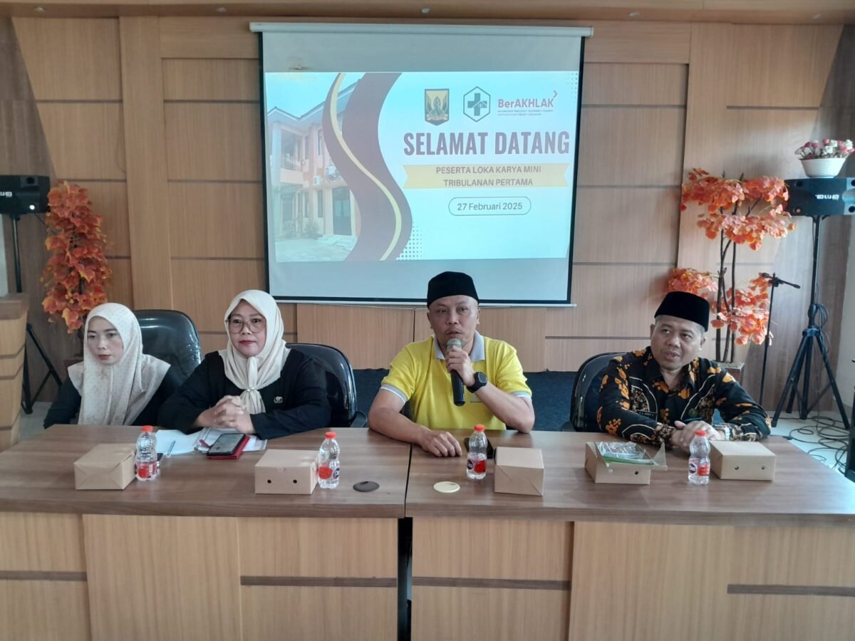 Puskesmas Palabuhanratu menggelar Lokakarya Mini triwulan pertama sebagai ajang evaluasi program kesehatan tahun 2024 dan perencanaan program 2025.