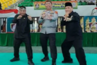 Ketua DPRD Kabupaten Sukabumi, Budi Azhar Mutawali, menghadiri pembukaan Festival Pencak Silat Kapolres Sukabumi CUP I 2025 di GOR Venue Tinju Palabuhanratu.