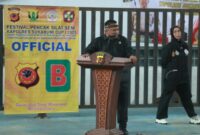 Ketua DPRD Kabupaten Sukabumi, Budi Azhar Mutawali, S.IP., mengapresiasi festival pencak silat sebagai wadah bagi atlet muda dalam melestarikan budaya.