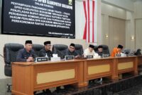 DPRD Kabupaten Sukabumi menggelar Rapat Paripurna ke-7 Tahun Sidang 2025 untuk membahas pandangan fraksi-fraksi terkait usulan perubahan nomenklatur dan badan hukum Perumda BPR Sukabumi menjadi PT. Bank Perekonomian Rakyat Sukabumi (Perseroda).