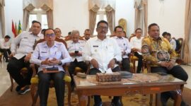 Bupati Sukabumi H. Asep Japar menghadiri peluncuran Indeks Pencegahan Korupsi Daerah (IPKD) MCP KPK 2025 secara daring. 