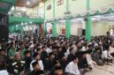 Bupati Sukabumi, H. Asep Japar, bersilaturahmi dengan masyarakat Nagrog dalam kegiatan Muhibah Ramadhan di Pondok Pesantren Azzainiyah. 