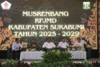 Ketua DPRD Kabupaten Sukabumi, Budi Azhar Mutawali S.IP, menegaskan pentingnya Musrenbang sebagai wadah menyelaraskan program prioritas pembangunan yang berpihak kepada rakyat dan menjawab tantangan masa depan dengan semangat inovasi dan kolaborasi.