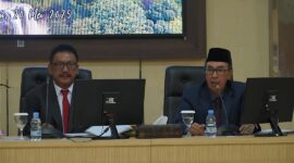 Bupati Sukabumi H. Asep Japar pimpin Rapat Dinas Mei 2025 di Palabuhanratu.