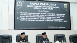 Rapat Paripurna DPRD Kabupaten Sukabumi ditunda akibat tidak kuorum. Hanya 18 dari 50 anggota hadir