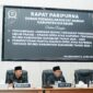 Rapat Paripurna DPRD Kabupaten Sukabumi ditunda akibat tidak kuorum. Hanya 18 dari 50 anggota hadir