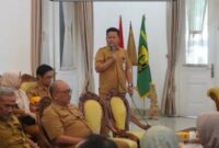 Pemerintah Kabupaten Sukabumi menggelar rapat strategis di Pendopo Sukabumi untuk membahas penajaman prioritas pembangunan dan pendekatan tematik dalam rancangan RPJMD 2025–2029.