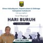 Dalam peringatan Hari Buruh Internasional 1 Mei 2025, Kepala Dinas Fisbufpora Kabupaten Sukabumi, Yudi Mulyadi, menyampaikan apresiasi kepada seluruh pekerja yang telah berdedikasi dan berkontribusi bagi pembangunan daerah.