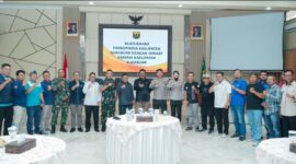 Ketua DPRD Kabupaten Sukabumi, Budi Azhar Mutawali, hadiri Silaturahmi Forkopimda dengan Serikat Buruh.