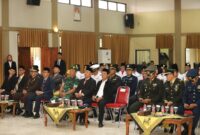 Bappelitbangda Kabupaten Sukabumi hadir dalam upacara peringatan Hari Lahir Pancasila tahun 2025 di Alun-Alun Palabuhanratu.