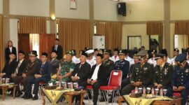 Bappelitbangda Kabupaten Sukabumi hadir dalam upacara peringatan Hari Lahir Pancasila tahun 2025 di Alun-Alun Palabuhanratu.