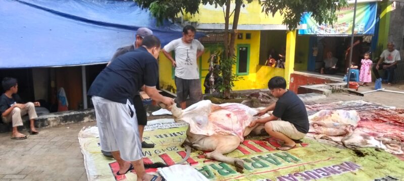 Semangat Idul Adha 1446 H di Masjid Al-Hidayah Kampung Rancabungur terasa semakin kuat