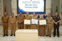 Bupati Sukabumi H. Asep Japar memimpin Rapat Dinas Juli 2025