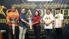 Gala dinner jelang Lomba Kicau Burung Piala DPRD Kabupaten Sukabumi 2025 berlangsung hangat di Grand Inna Samudera Beach Hotel,