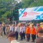 Dinas Perhubungan Kabupaten Sukabumi turut hadir dalam upacara Hari Bhayangkara ke-79 sebagai bentuk dukungan dan sinergi bersama Polri
