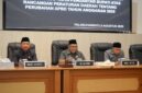 Wakil Bupati Sukabumi H. Andreas menghadiri rapat paripurna DPRD