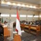 DPRD Kabupaten Sukabumi menggelar rapat paripurna dengan agenda penyampaian pandangan umum fraksi terhadap Raperda Perubahan APBD 2025.